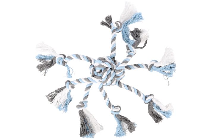 Flamingo Toy Jim Knotted ball Octopus Blue