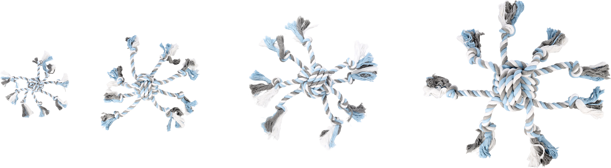 Flamingo Toy  Jim Knotted ball Octopus Blue