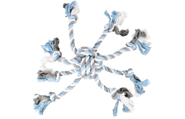 Flamingo Speelgoed  Jim Knoopbal Octopus Blauw