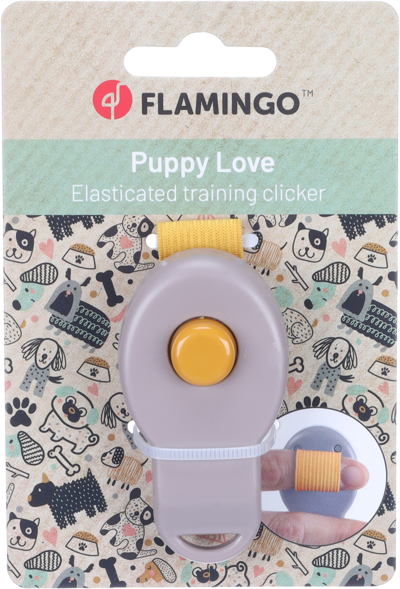 Flamingo Clicker Puppy Xia Taupe