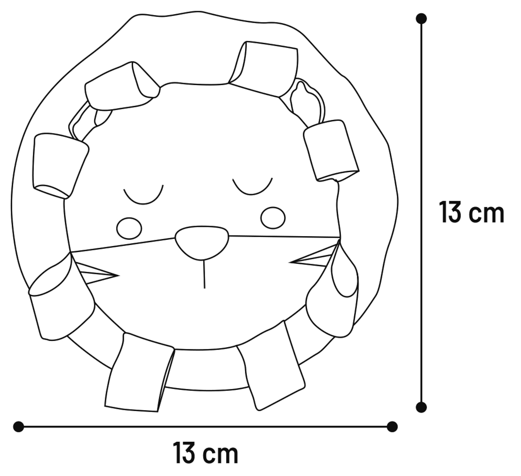 Flamingo Toy Puppy Britty Lion Ochre