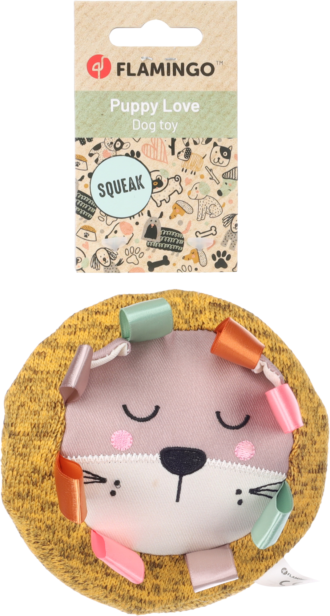 Flamingo Toy Puppy Britty Lion Ochre