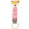Speelgoed Puppy Britty Vos met touw Roze