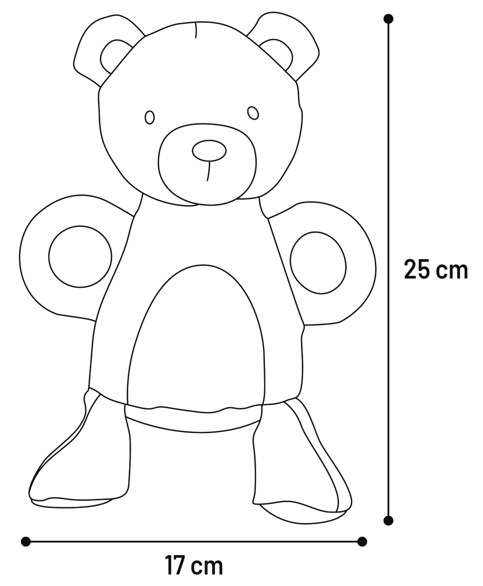 Flamingo Jouet Chiot Britty Ours Taupe