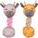 Speelgoed Puppy Britty Giraf Bal met touw Meerdere kleuren