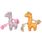 Speelgoed Puppy Britty Hert met touw Meerdere kleuren