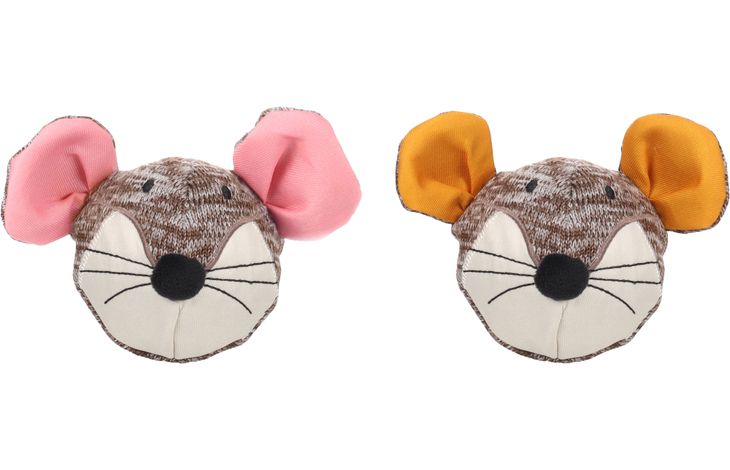 Flamingo Speelgoed Puppy Britty Muis met bal Meerdere kleuren