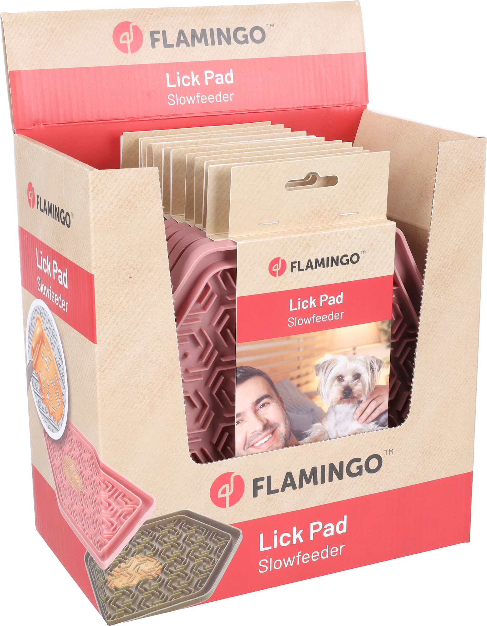 Flamingo Lick pad Jelly Multiple colours