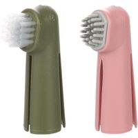 Flamingo Vingertandenborstel Dentes