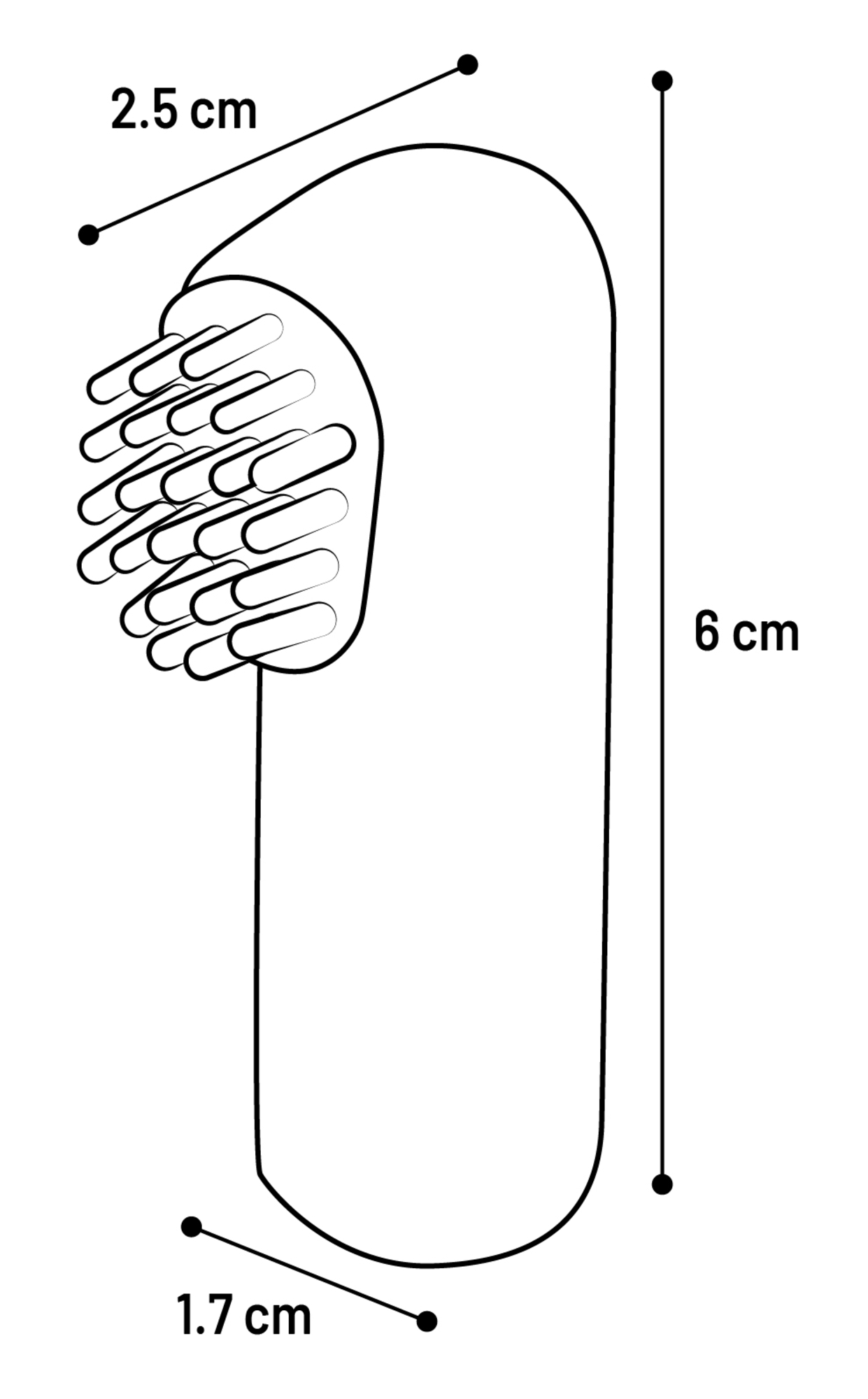 Flamingo Finger toothbrush Dentes