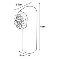 Flamingo Vingertandenborstel Dentes
