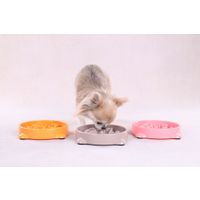 Flamingo Eetpot Slow feeder Bini Rond Meerdere kleuren