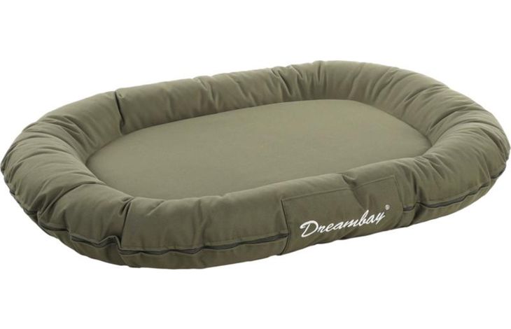 Flamingo Cushion Dreambay® Oval Olive green