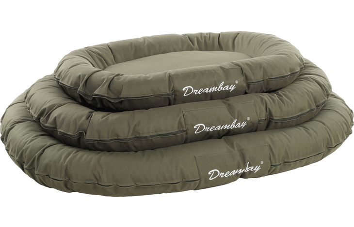 Flamingo Cushion Dreambay® Oval Olive green