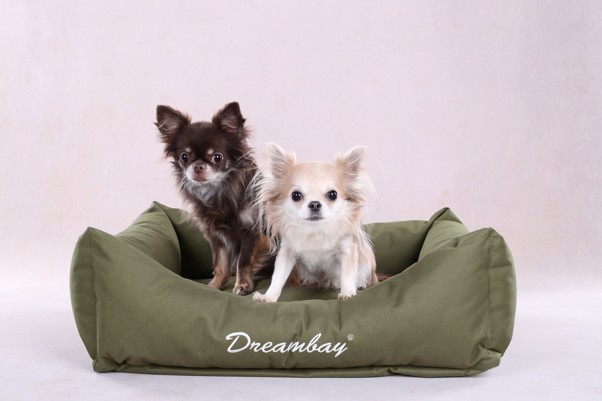 Flamingo Basket Dreambay® Rectangle Olive green