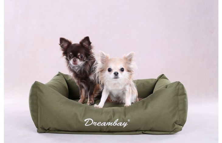 Flamingo Basket Dreambay® Rectangle Olive green