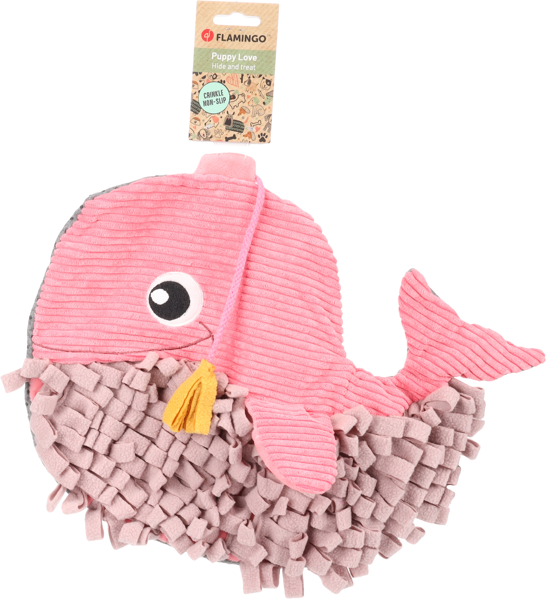 Flamingo Sniffing carpet Puppy Morgano Sperm whale Pink
