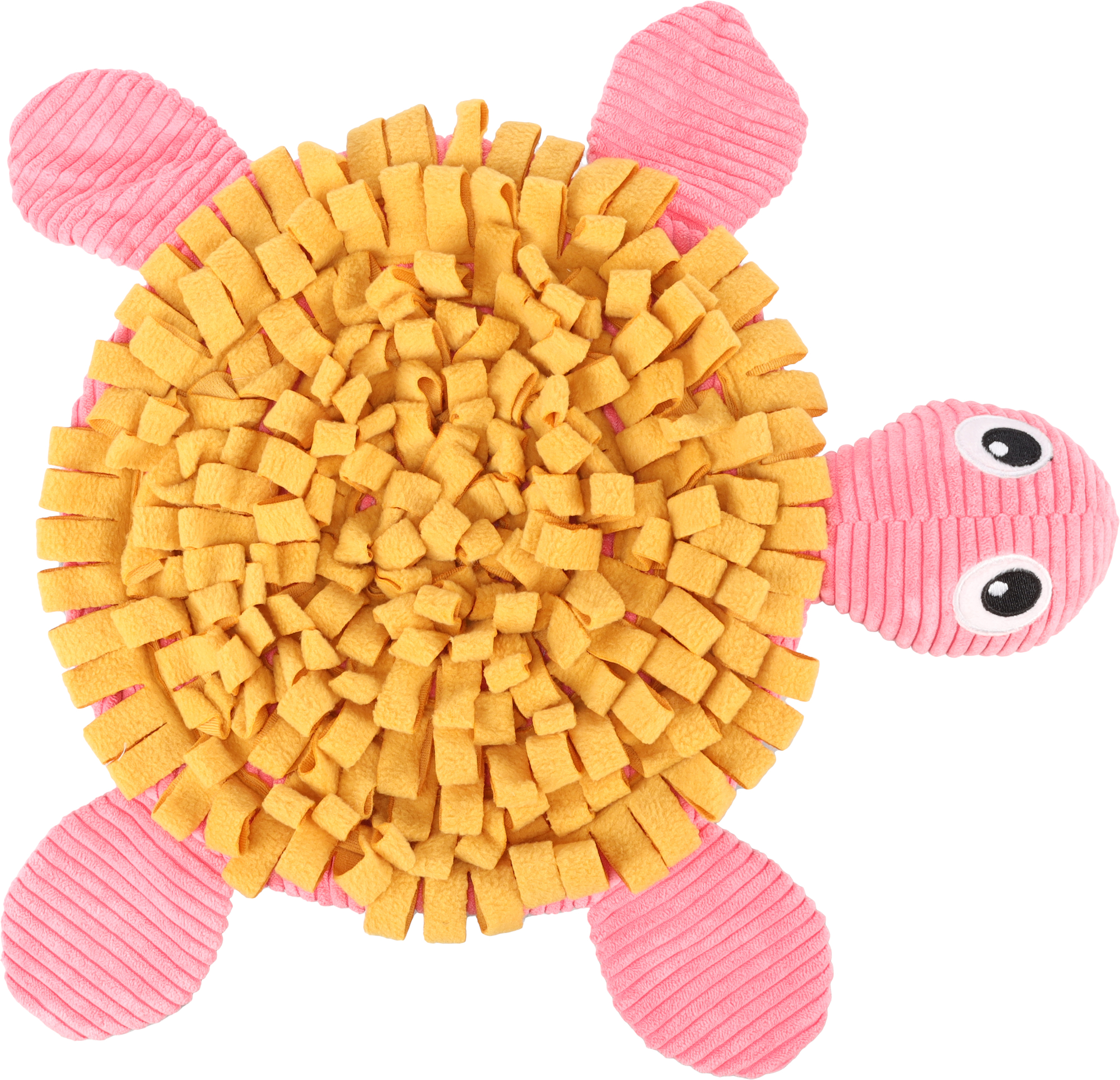 Flamingo Sniffing carpet Puppy Morgano Turtle Ochre & Pink