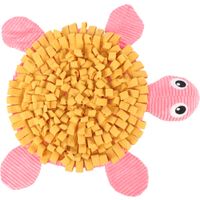Flamingo Sniffing carpet Puppy Morgano Turtle Ochre & Pink