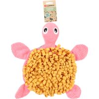Flamingo Sniffing carpet Puppy Morgano Turtle Ochre & Pink