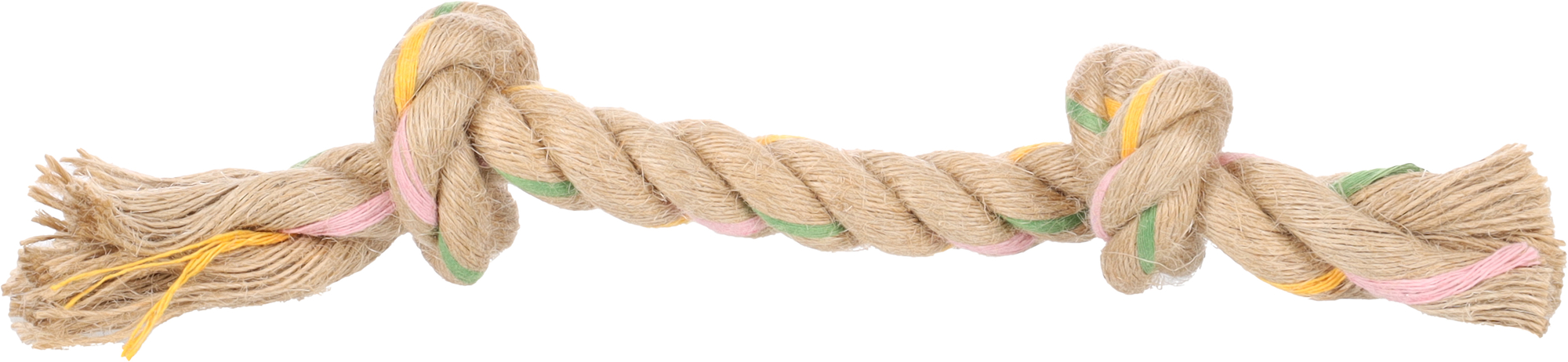 Flamingo Jouet Chiot Luro Cordon avec 2 noeuds Brun