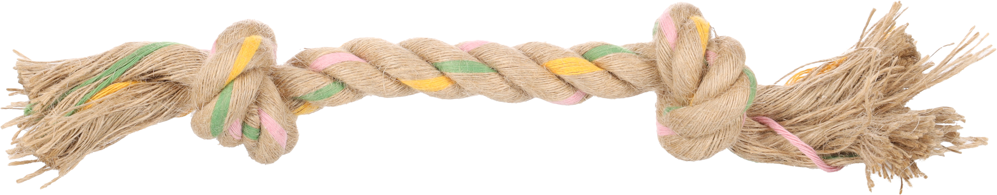 Flamingo Toy Puppy Luro Cord with 2 knots Brown