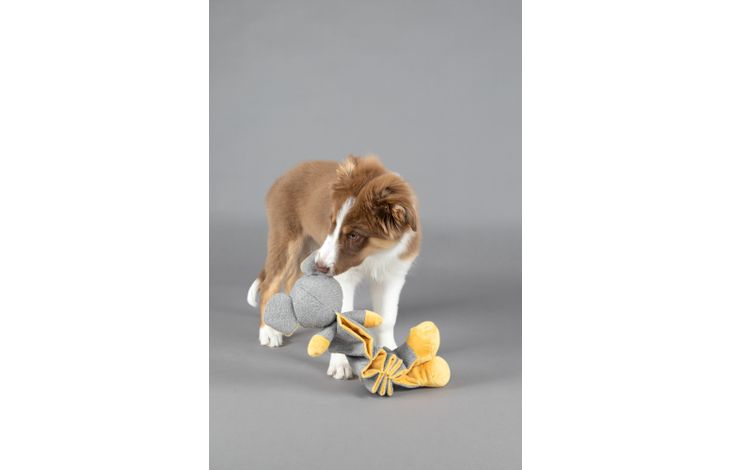 Flamingo Speelgoed Puppy Folsy Muis Oker