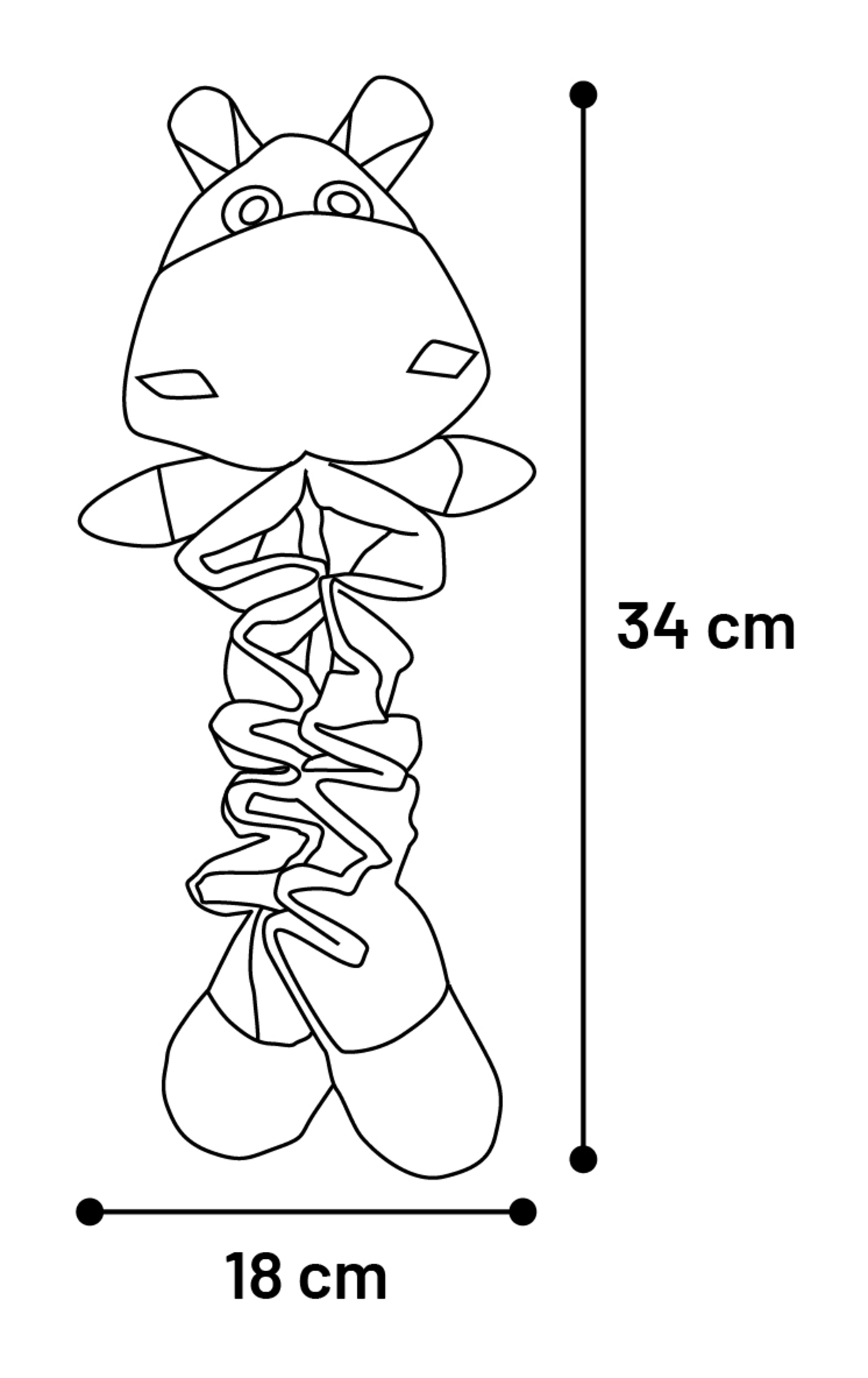 Flamingo Toy Puppy Filsy Hippopotamus Pink