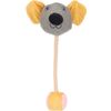 Speelgoed Puppy Felsy Muis & Nijlpaard met bal met touw Meerdere kleuren Muis Grijs, Zwart, Roze, Oker