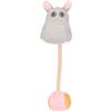 Speelgoed Puppy Felsy Muis & Nijlpaard met bal met touw Meerdere kleuren Nijlpaard Roze, Grijs, Oker