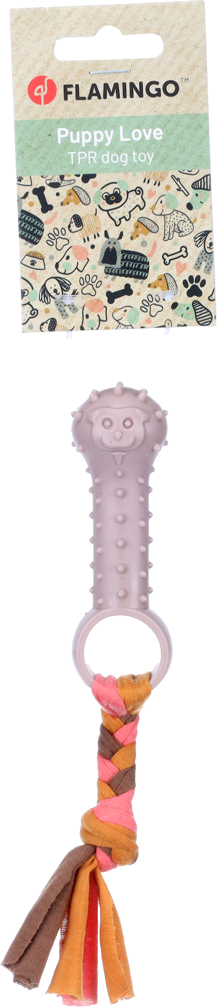 Flamingo Toy Puppy Bunty Bone Taupe