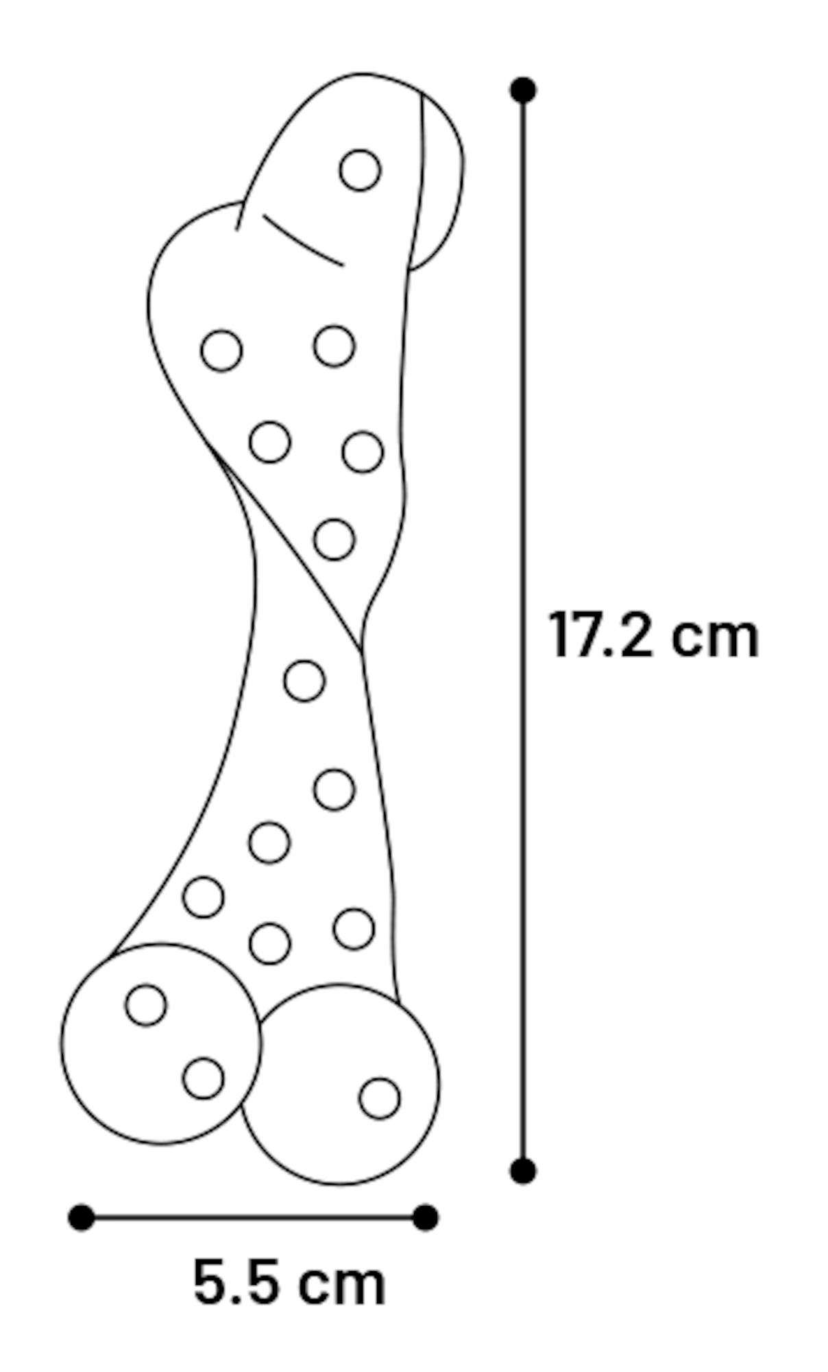 Flamingo Toy Puppy Binty Bone Ochre