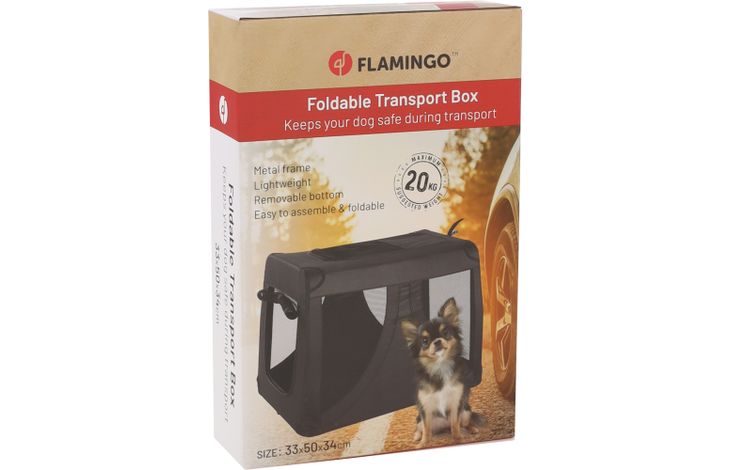 Flamingo Cage de transport Gepetto Noir