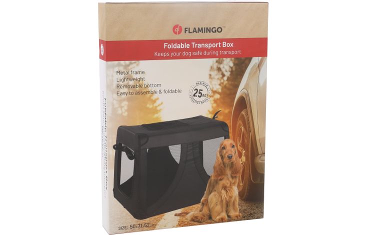 Flamingo Cage de transport Gepetto Noir