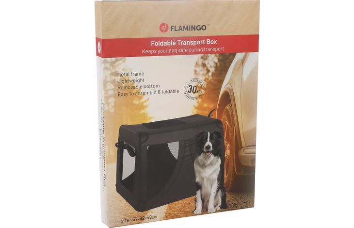 Flamingo Cage de transport Gepetto Noir
