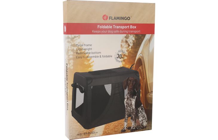 Flamingo Cage de transport Gepetto Noir