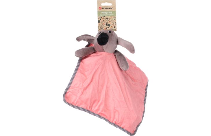 Flamingo Toy Puppy Livo Cuddle blanket Pink