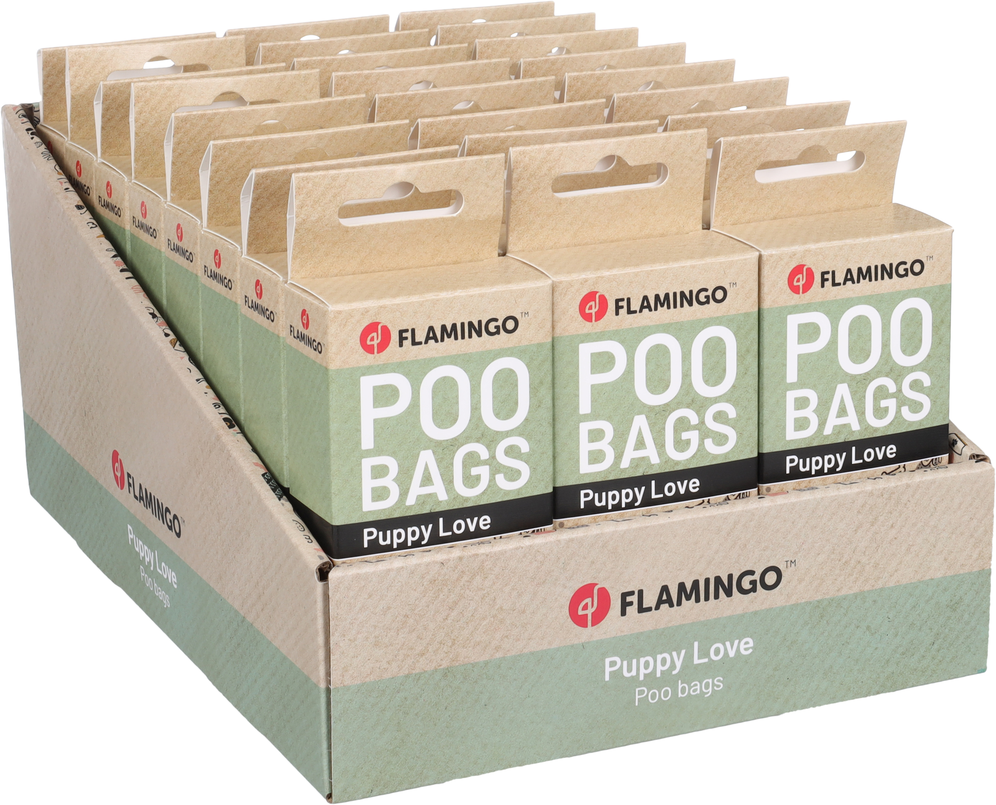 Flamingo Poop bag Fula Multiple colours
