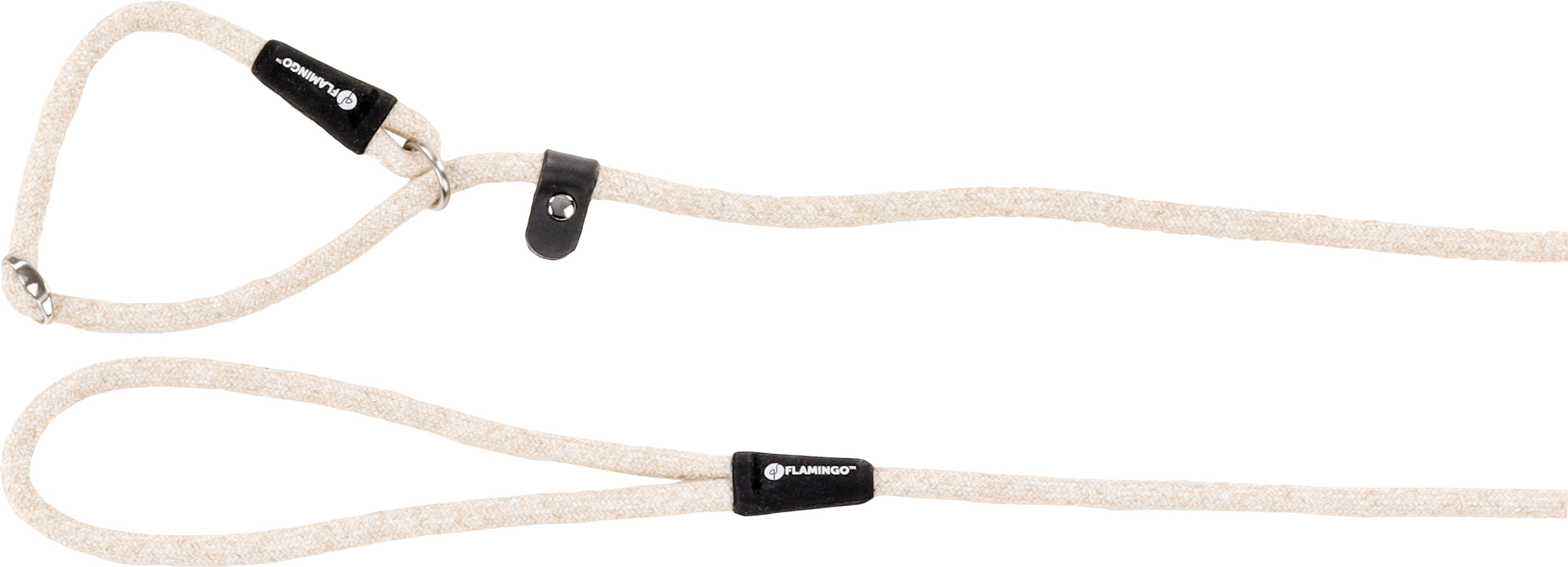 Flamingo Anti-pull leash Lago Beige