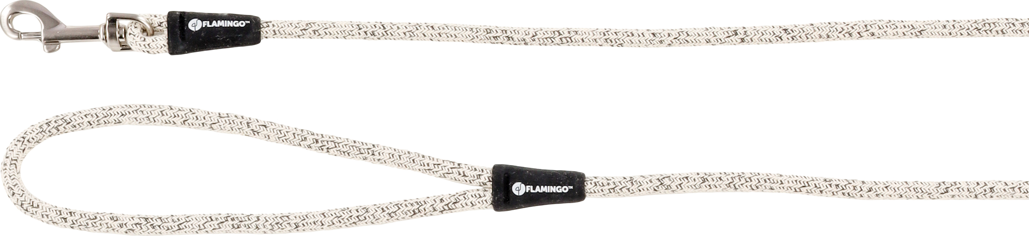 Flamingo Leash Lago White & Black