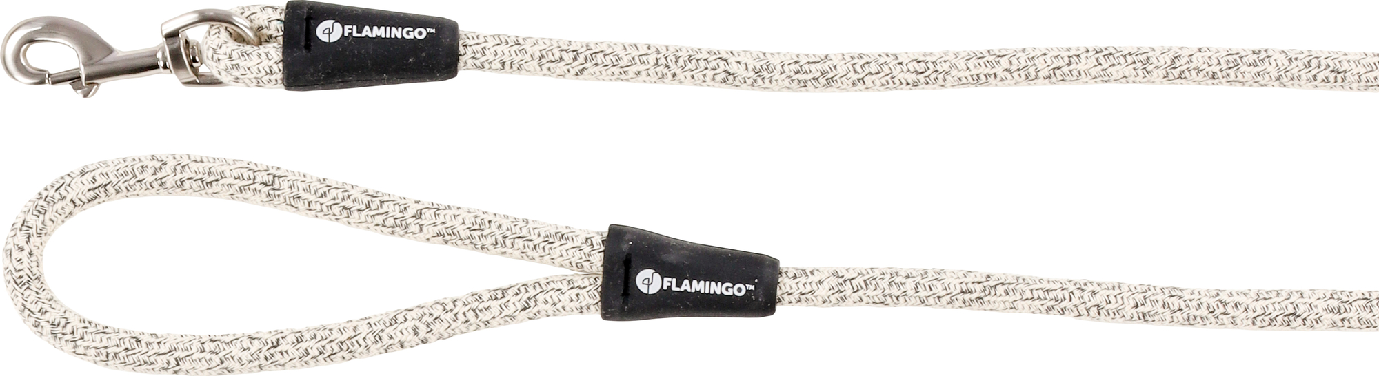 Flamingo Leash Lago White & Black