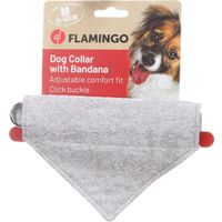 Flamingo Collar with bandana Nelson Grey
