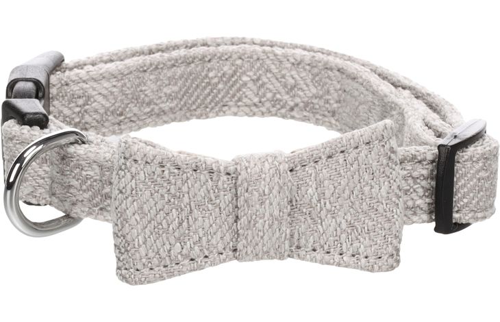 Flamingo Collar with bow tie Nelson Grey