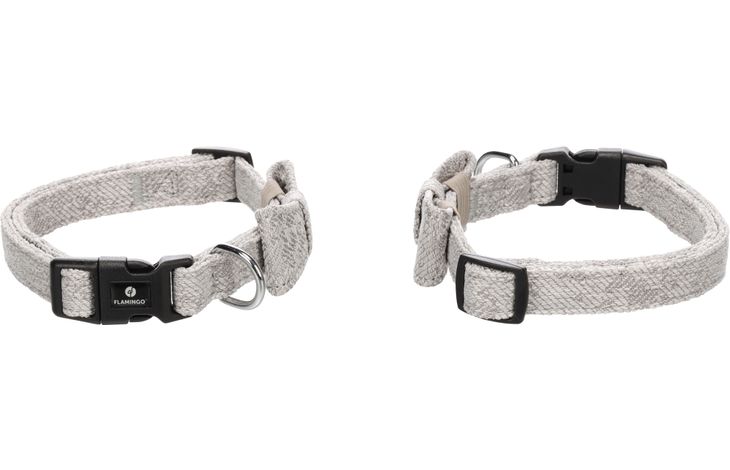 Flamingo Collar with bow tie Nelson Grey