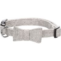 Flamingo Collare con fiocco Nelson Grigio