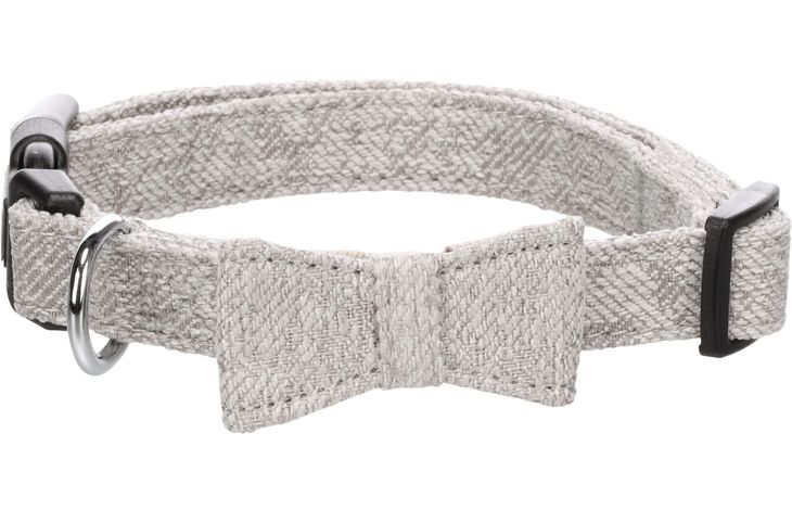 Flamingo Collar with bow tie Nelson Grey