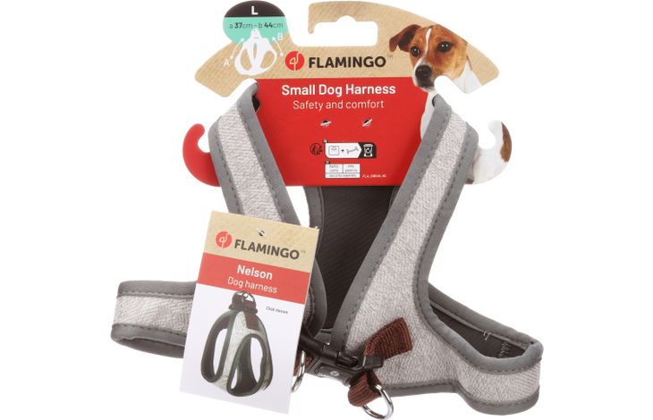 Flamingo Harness Step&Go Nelson Grey