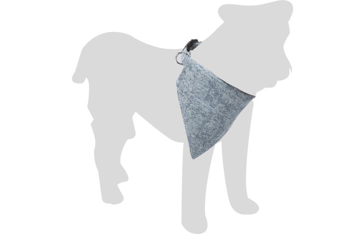 Flamingo Collar with bandana Nelson Blue