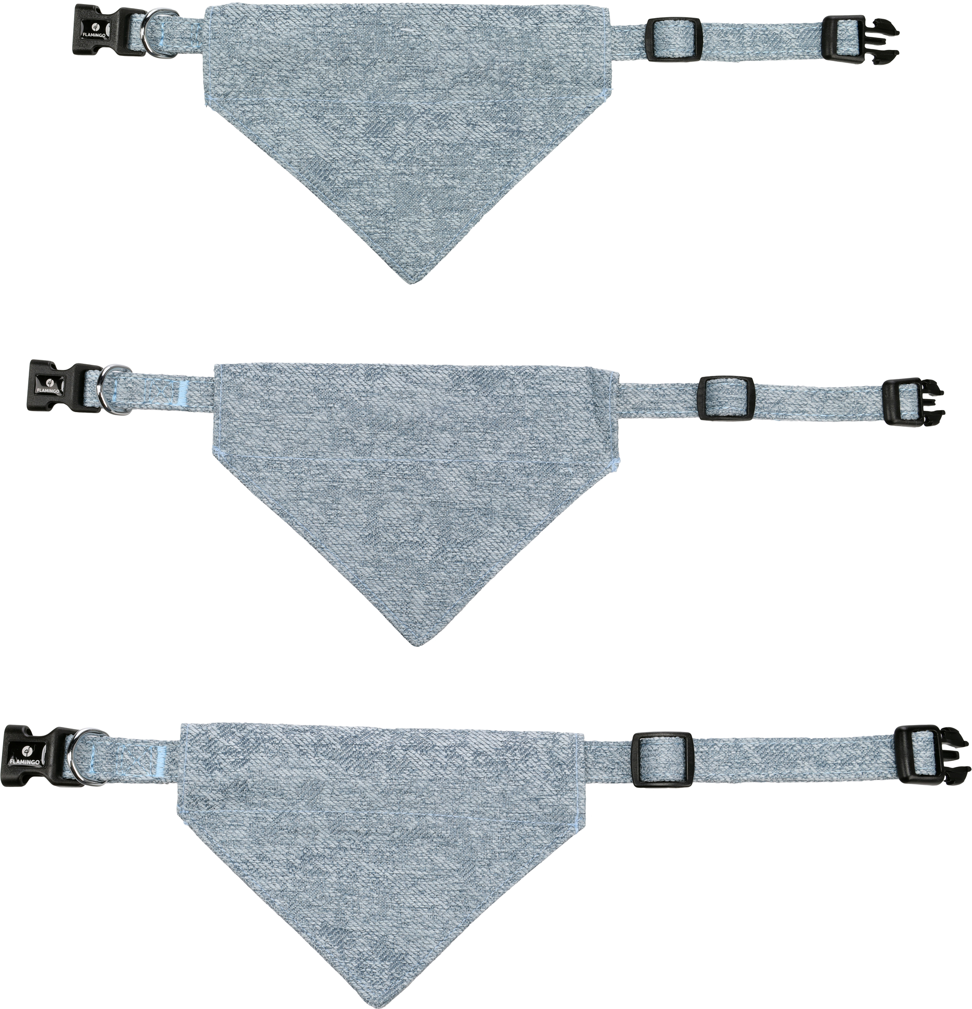 Flamingo Collar with bandana Nelson Blue