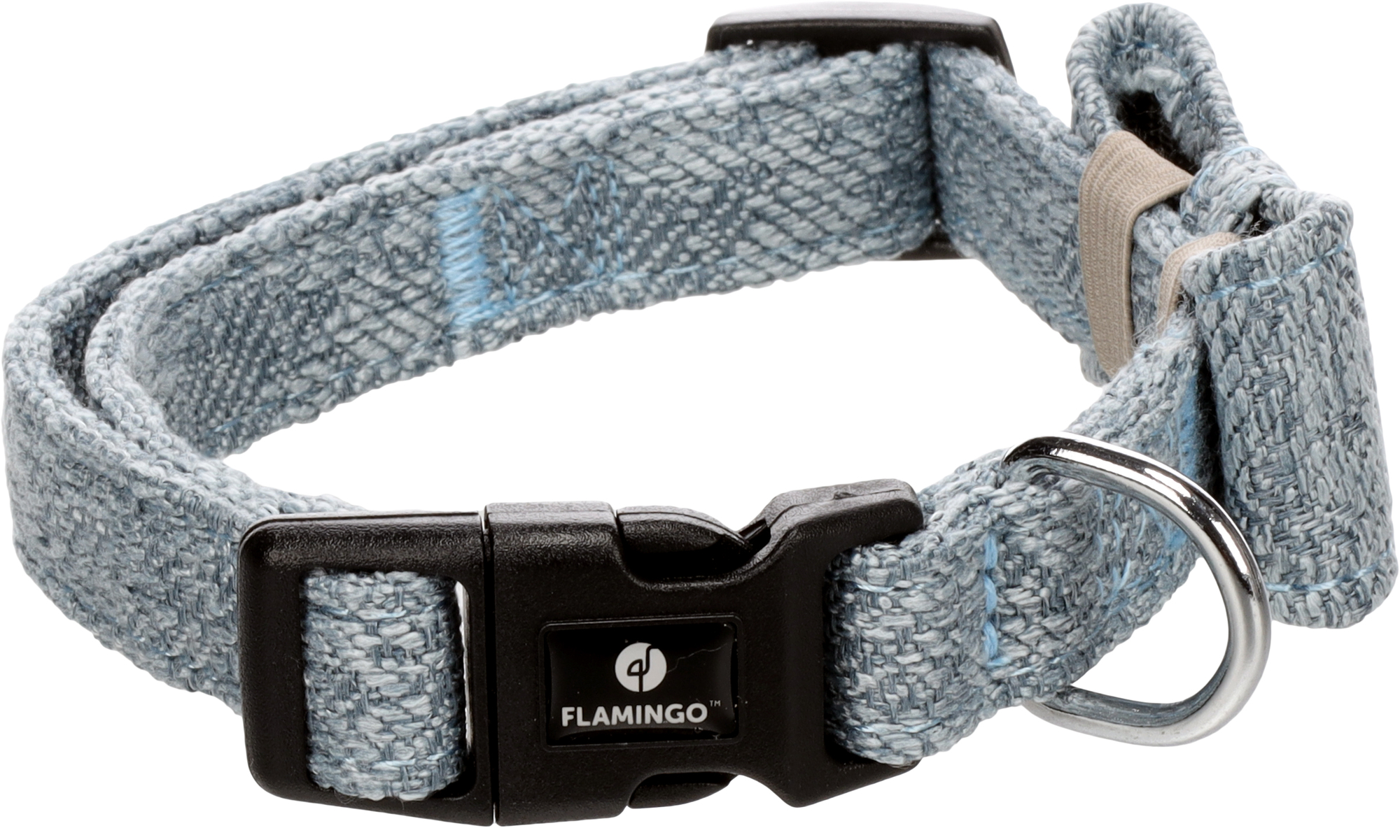 Flamingo Collar with bow tie Nelson Blue